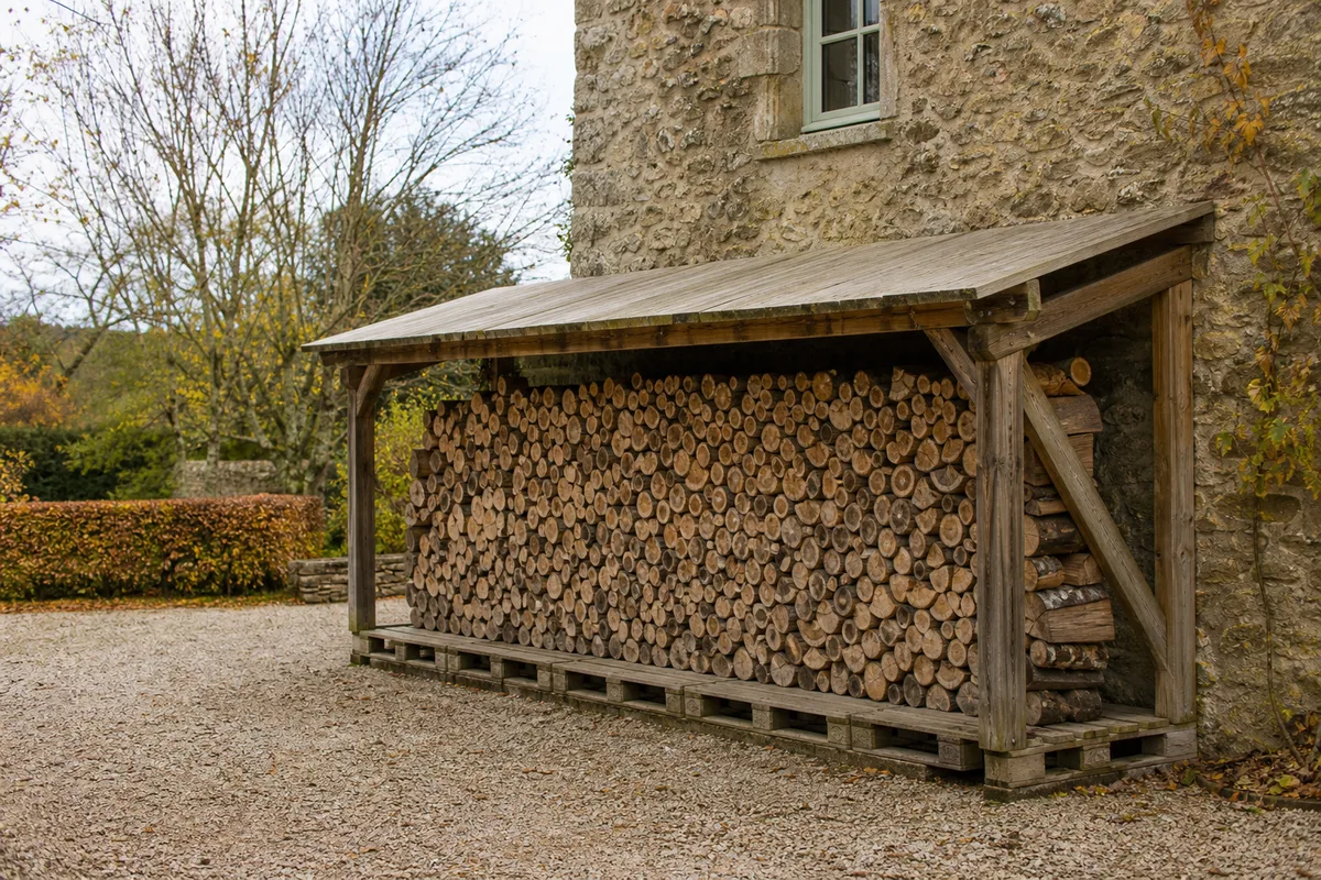 Stocker son bois de chauffage à l'extérieur sans le gâcher