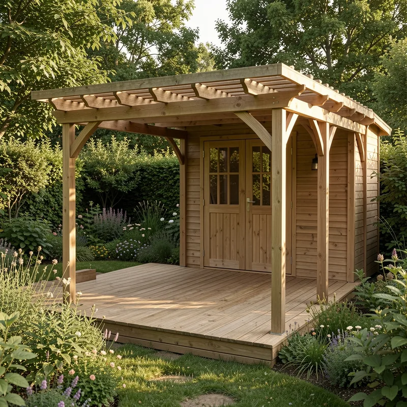 Abri et carport bois