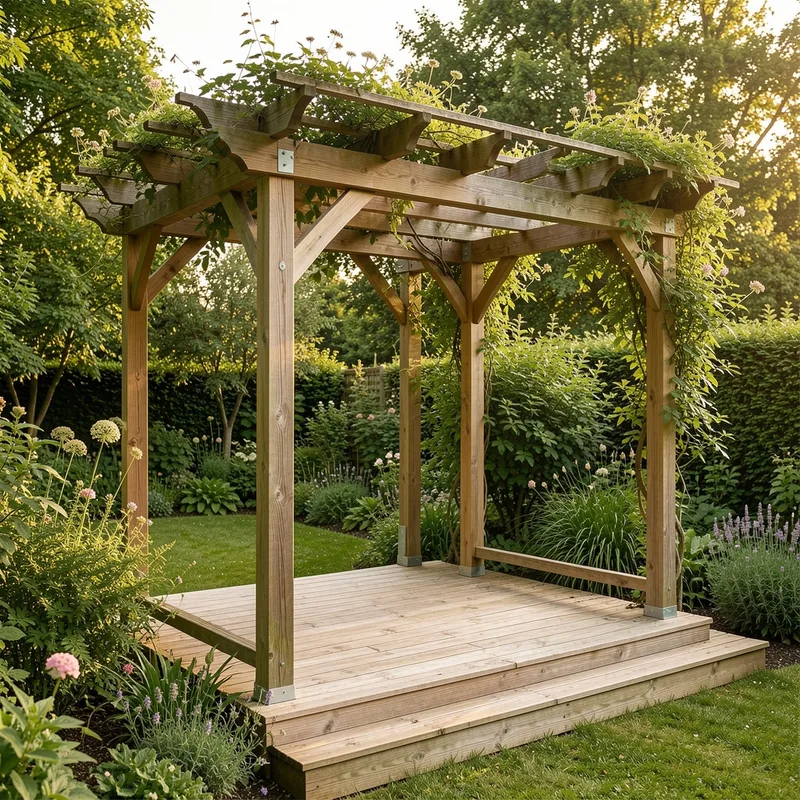 Pergola en bois